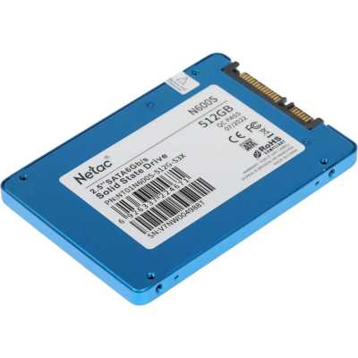 SSD диск Netac N600S 512Gb NT01N600S-512G-S3X Синий