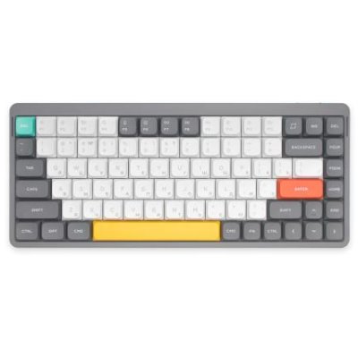 клавиатура Nuphy AIR75v2-LG-1 Серый-белый