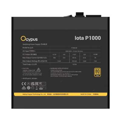блок питания Ocypus Iota P1000 Black Черный