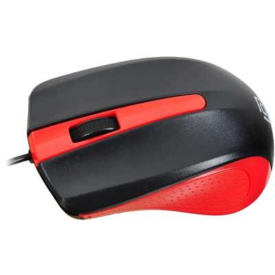 мышь Oklick 225M Black-Red