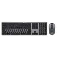 клавиатура Oklick 300M Grey 1488402 Серый-черный