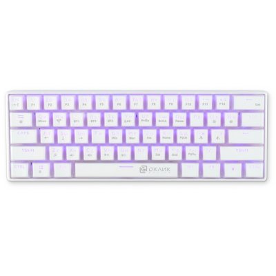 клавиатура Oklick K763W White Белый