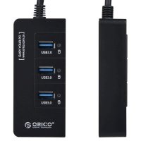 разветвитель USB Orico HR01-U3-BK черный