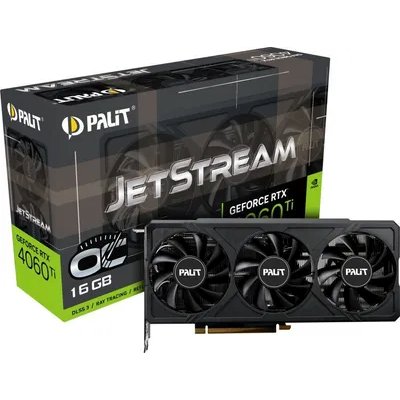 видеокарта Palit nVidia GeForce RTX 4060 Ti JetStream OC 16Gb NE6406TU19T1-1061J