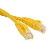 Hyperline PC-LPM-UTP-RJ45-RJ45-C6-0.3M-LSZH-YL Желтый