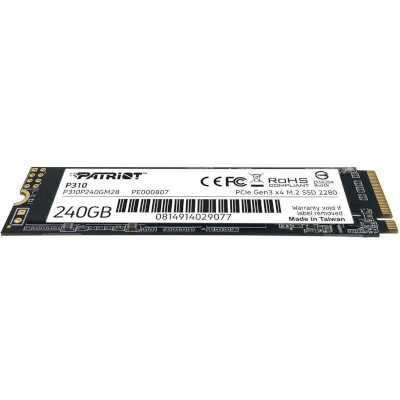 SSD диск Patriot P310 240Gb P310P240GM28 Черный