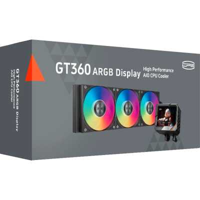 кулер PCcooler GT360 ARGB Display Black Черный