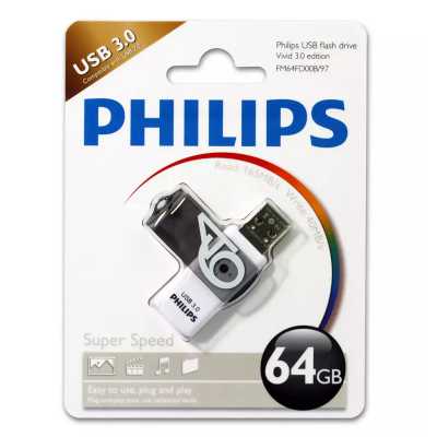 флешка Philips 64GB FM64FD00B/97 Белый
