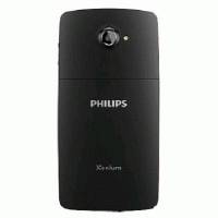 смартфон Philips Xenium W7555 Black/Red