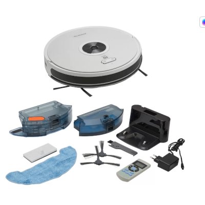 робот-пылесос Polaris PVCR 3200 IQ Home Aqua White серебристый
