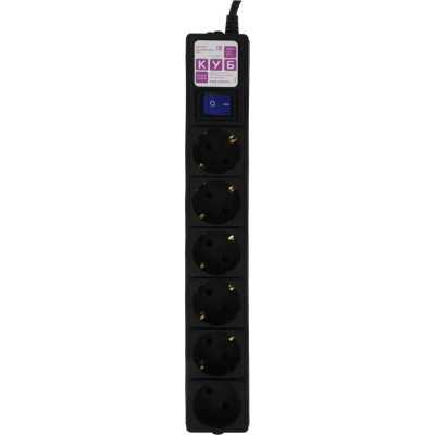сетевой фильтр Power Cube SPG6-B1,9M черный