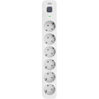 сетевой фильтр PowerCom SP-06W 1.8m белый