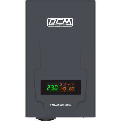 стабилизатор напряжения PowerCom WM-500VA Черный
