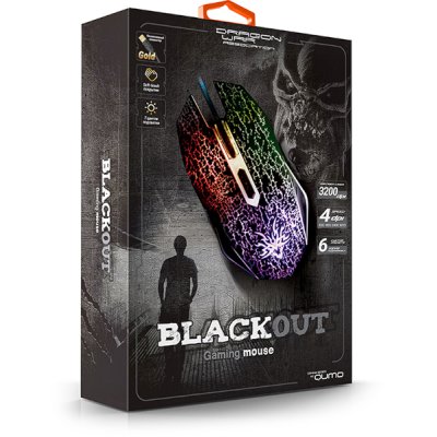 мышь Qumo BlackOut M03 Черный