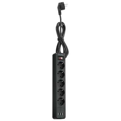 сетевой фильтр Qumo Power Bar 5SP4U 42090 черный