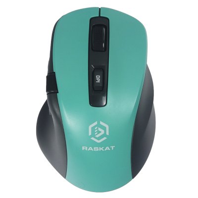 мышь Raskat M020W Зеленый-черный