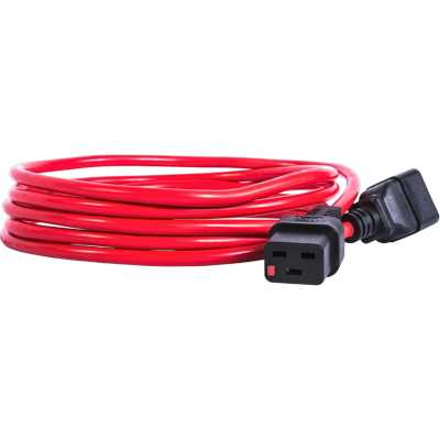 кабель питания Rem R-16-Cord-C19-C20-1.8-Red