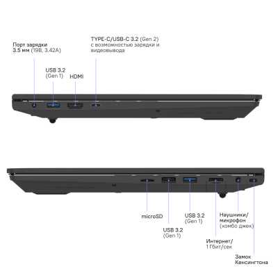 ноутбук Rikor ARZ 103.2/15 47C8D597 Черный