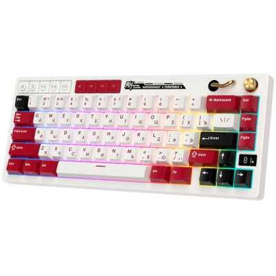 клавиатура Royal Kludge RK M65 Famicom 6935280827099 Белый-красный