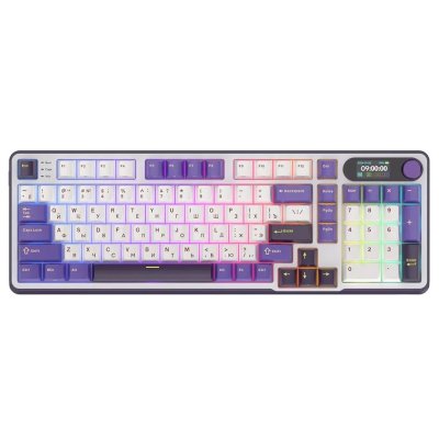 клавиатура Royal Kludge RK-S98 Blackberry 6935280826016 Бежевый-фиолетовый