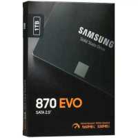 SSD диск Samsung 870 EVO 1Tb MZ-77E1T0B/EU Черный