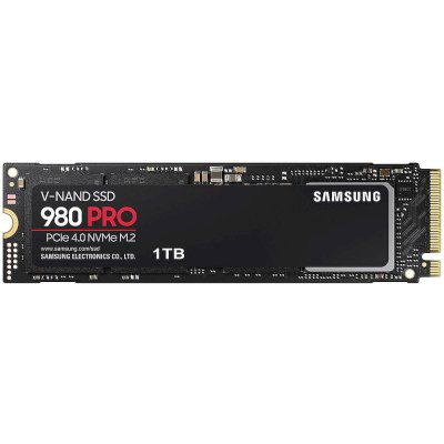 SSD диск Samsung 980 PRO 1Tb MZ-V8P1T0B/AM Черный