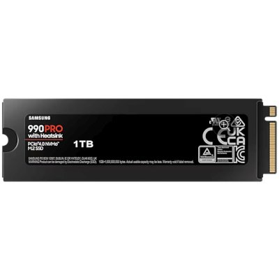 SSD диск Samsung 990 PRO 1Tb MZ-V9P1T0CW Черный