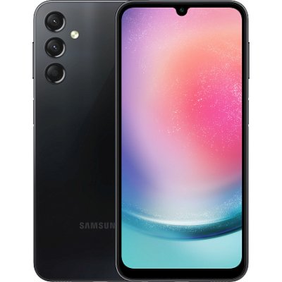 смартфон Samsung Galaxy A24 4/128GB Black SM-A245FZKUMEA черный