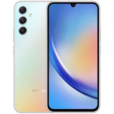смартфон Samsung Galaxy A34 5G 6/128GB Silver SM-A346EZSAAFC серебристый