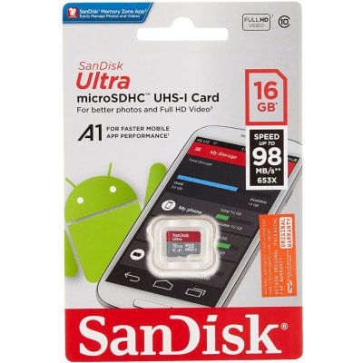 карта памяти SanDisk 16GB SDSQUAR-016G-GN6MN