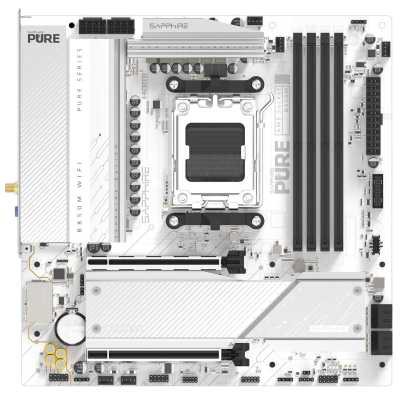 материнская плата Sapphire B850M Pure WIFI Черный