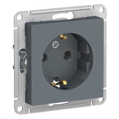 розетка силовая Schneider Electric AtlasDesign ATN000743 Грифель