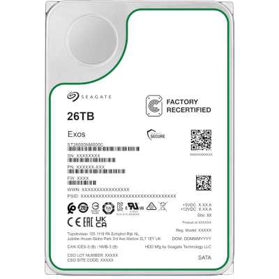 жесткий диск Seagate Exos X26 26Tb ST26000NM000C Серебристый