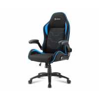 игровое кресло Sharkoon Elbrus 1 Black-Blue черно-голубой