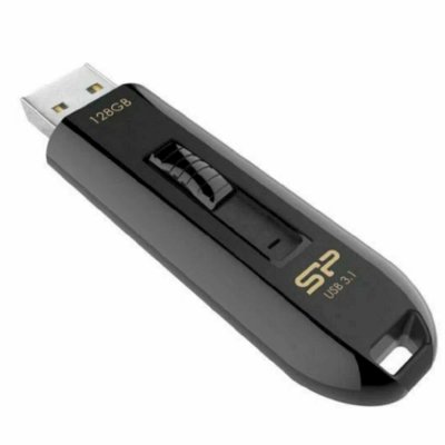флешка Silicon Power 128GB SP128GBUF3B21V1K Черный