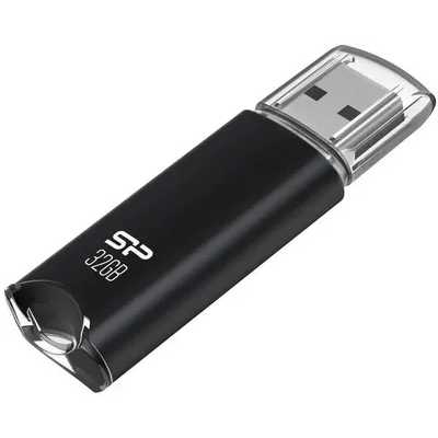 флешка Silicon Power 32GB SP032GBUF2H02V1K Черный