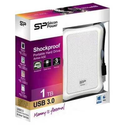 жесткий диск Silicon Power Armor A30 1Tb SP010TBPHDA30S3W Белый