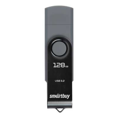 флешка SmartBuy 128GB SB128GB3DUOTWK Черный, серый