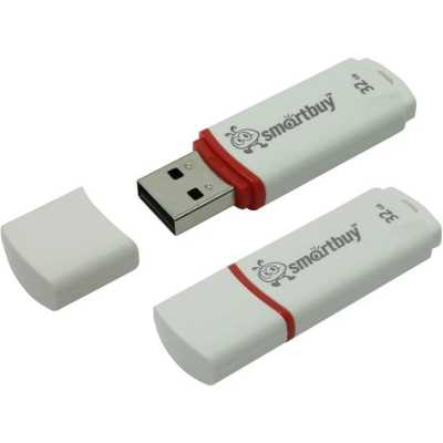 флешка SmartBuy 32GB SB32GBCRW-W Белый