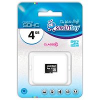 карта памяти SmartBuy 4GB SB4GBSDCL10-00