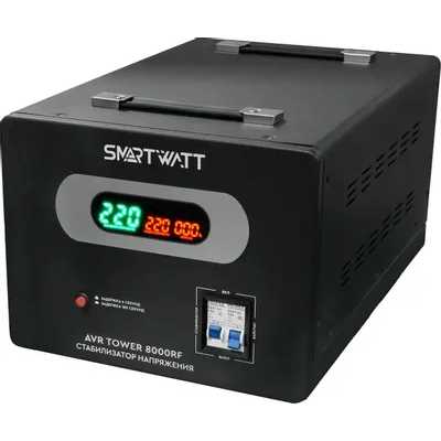 стабилизатор напряжения SMARTWATT AVR Tower 8000RF 4512020370009 Черный