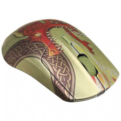 мышь SteelSeries CS2 Dragon Lore Edition M-00019 Золотистый с рисунком