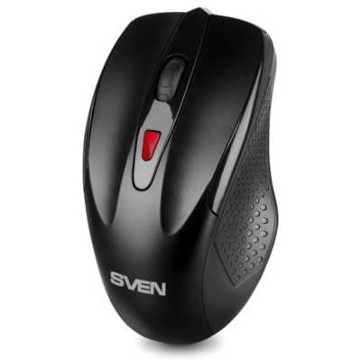 мышь Sven RX-450W Black Черный-красный