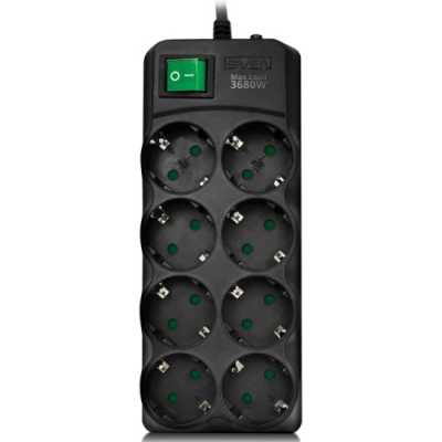 сетевой фильтр Sven SF-08E-16 SV-021603 черный