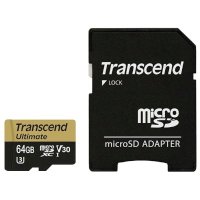 карта памяти Transcend 64GB TS64GUSDU3M