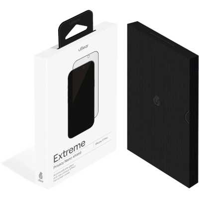 защитное стекло uBear Extreme Nano Shield Privacy GL209BL03ANP63P-I25