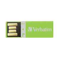 флешка Verbatim 4GB CLIP-IT Green