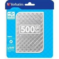 жесткий диск Verbatim Store 'n' Go 500Gb 53196 Серебристый
