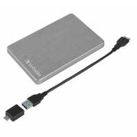 жесткий диск Verbatim Store 'n' Go ALU Slim 2Tb 053665 Серебристый