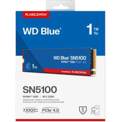 SSD диск WD Blue SN5100 1Tb WDS100T5B0E Синий